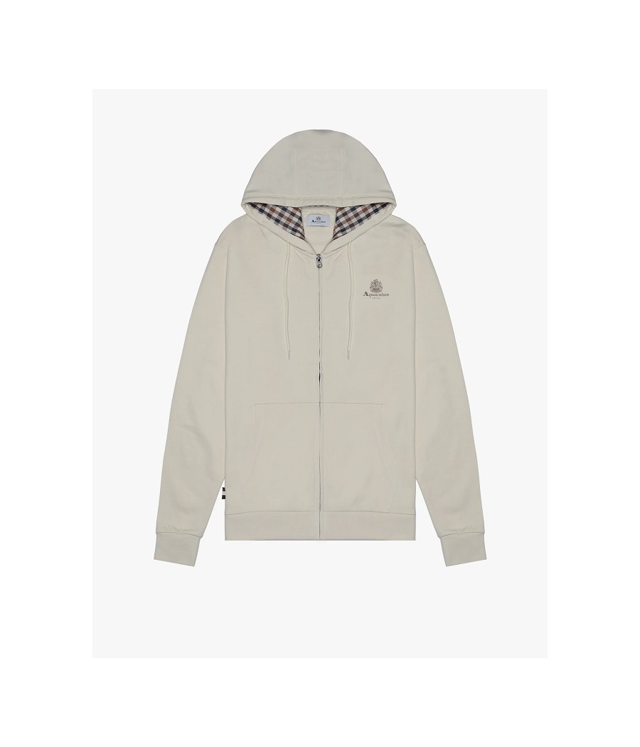 AQUASCUTUM- Kapuzen-Sweatshirt Mit Reißverschluss - Bild 9 von 16