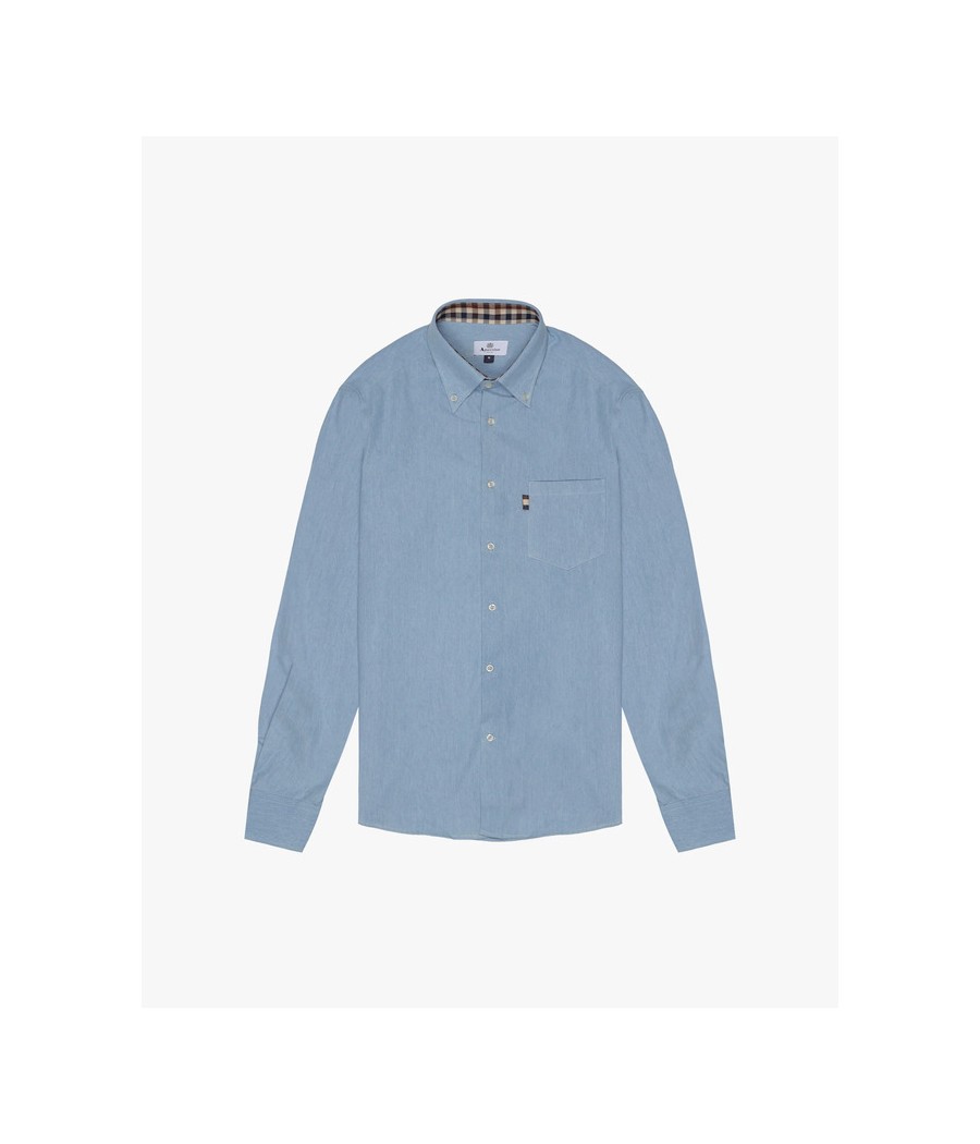 AQUASCUTUM- CAMICIA DENIM...