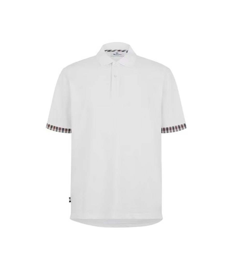 AQUASCUTUM-POLO PIQUET CON...
