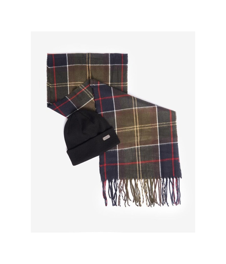 BARBOUR- SET SCIARPA E...