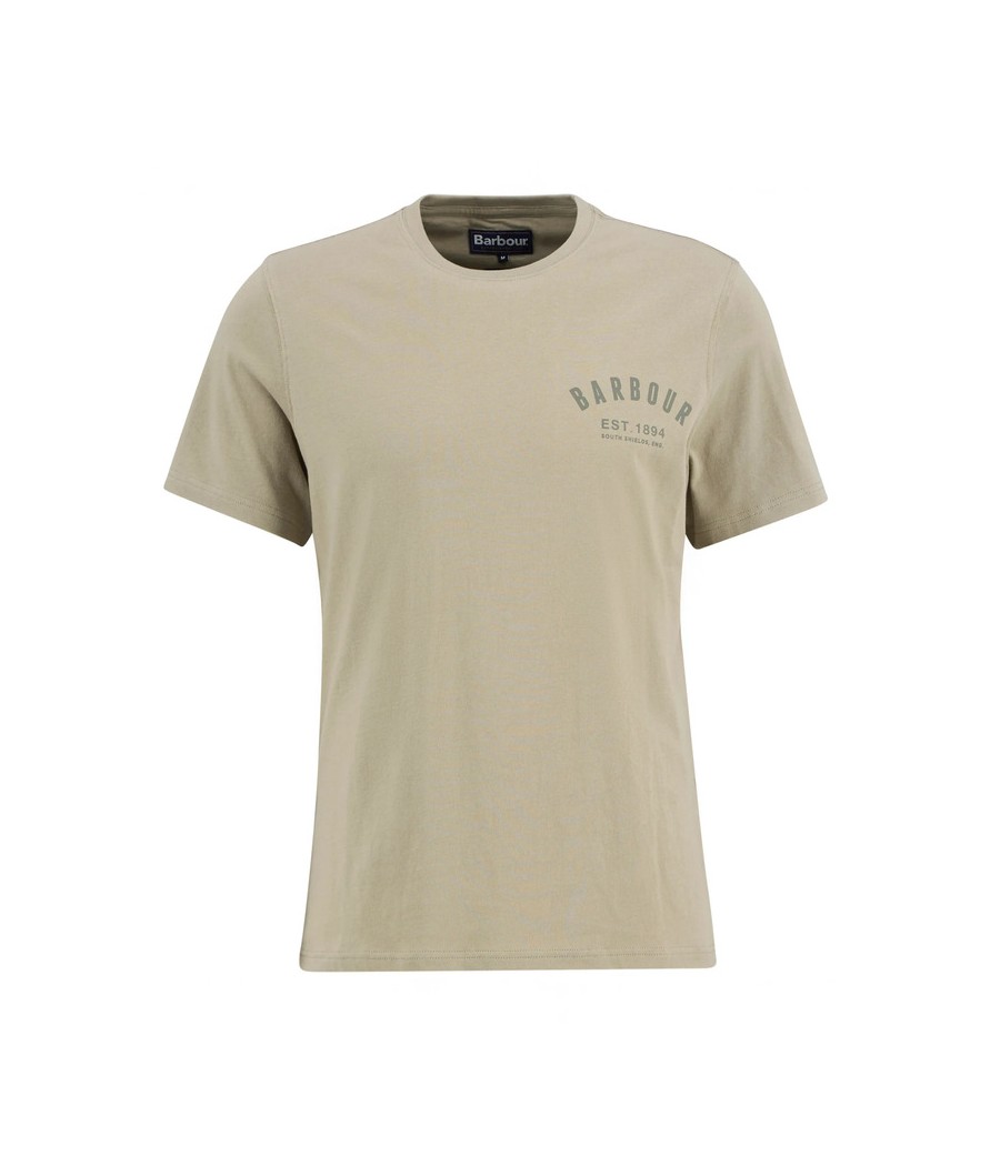 BARBOUR- T-SHIRT  CON SCRITTA