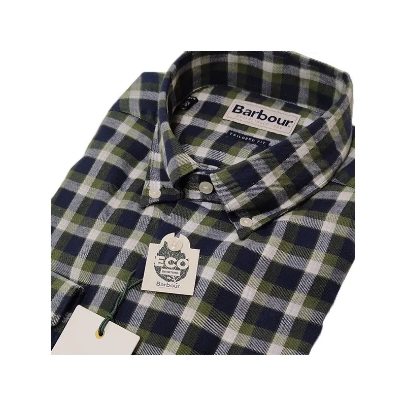 BARBOUR WINTER COTTON PLAID SHIRT UK